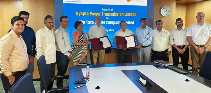 RECPDCL hands over Ryapte Power Transmission Ltd to Tata Power Company Ltd